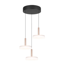 Φωτιστικό Οροφής Celeste 354930365 35x50/200cm 3xSMD 7,5W 750lm 3000K Coffee-White Trio Lighting