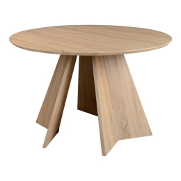 Τραπέζι Bibble 357-000009 Φ120x76cm Natural