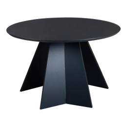Τραπέζι Bibble 357-000010 Φ120x76cm Black