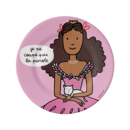 Πιάτο Παιδικό 20m Princess 52-925/14 24m+ Pink Petit Jour Paris 1 τμχ Μελαμίνη