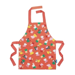 Ποδιά Παιδική Αδιαβροχοποιημένη Peppa Pig 52-625/10 36Χ46 Multi Petit Jour Paris 36x46cm Βαμβάκι