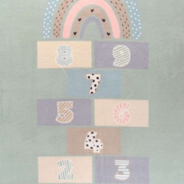 Χαλί Cocooning 00341-040 Mint-Multi Merinos 160X230cm