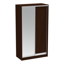 Ντουλάπα Δίφυλλη Korredor 361-000049 120x60x220cm Wenge Δίφυλλη