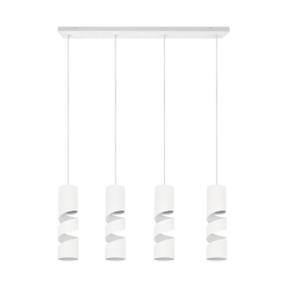 Φωτιστικό Οροφής - Ράγα Stream 364000431 80x9x150cm 4xGU10 10W White Trio Lighting