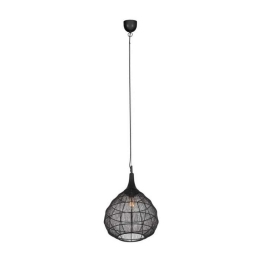 Φωτιστικό Οροφής Soraya 365440132 42x150cm 1xE27 10W Black Trio Lighting