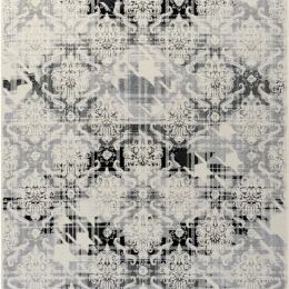 Χαλί Capri 00629-102 Black-White Merinos 150X200cm