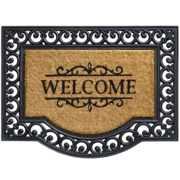 Πατάκι Εισόδου Impala 002 Welcome 60X80cm Beige-Black Sdim 60 X 80