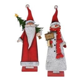 Χριστουγεννιάτικη Φιγούρα Santa 372-223-067 30x9cm Multi