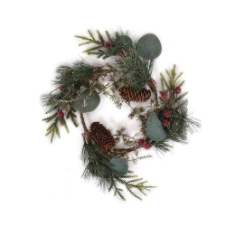 Χριστουγεννιάτικο Στεφάνι 372-223-123 30cm Green