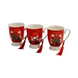 Κούπα Χριστουγεννιάτικη Santa Claus 372-224-188 8,5x11cm Multi
