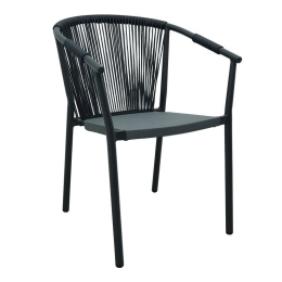Πολυθρόνα Convince 373-000002 56x63x82cm Black