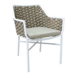 Πολυθρόνα Ortegia 373-000005 57x62x82cm Khaki