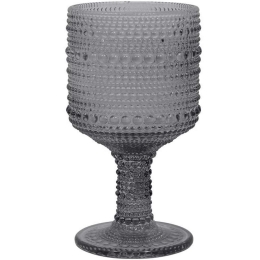Ποτήρια Κρασιού (Σετ 6Τμχ) 373-123-799 260ml Grey Γυαλί