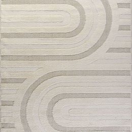 Σετ Χαλιά Κρεβατοκάμαρας 3Τμχ. Glaze 68375-061 Beige Merinos SET(2 66X140&66X220) Πολυπροπυλένιο