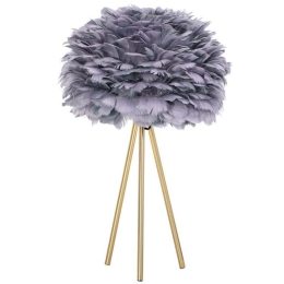 Φωτιστικό Επιτραπέζιο 374-225-669 40x62cm E27 40W Gold-Grey
