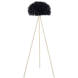 Φωτιστικό Δαπέδου Με Φτερά 374-225-673 50x150cm Ε27 60W Black-Gold