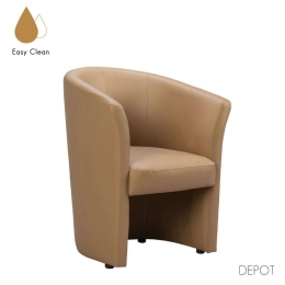 Πολυθρόνα Omicron 71-0003 64x63x76cm Beige