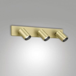 Φωτιστικό Οροφής - Spot Flores 3801-83-119 GU10 9x48cm Satined Brass Fabas Luce
