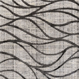 Χαλί Eri 69626-996 Black-Silver Merinos 200X290cm