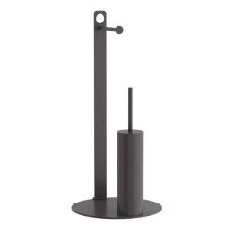 Βάση Χαρτιού Επιδαπέδια & Πιγκάλ 4-400-113 28x60cm Matte Anthracite Pam&Co Ανοξείδωτο Ατσάλι