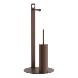 Βάση Χαρτιού Επιδαπέδια & Πιγκάλ 4-400-943 28x60cm Matte Wenge Pam&Co Ανοξείδωτο Ατσάλι
