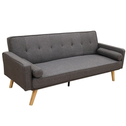 Καναπές-Κρεβάτι Rony 40.0080 179x80x75/161x94x38cm Grey Zita Plus