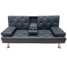 Καναπές - Κρεβάτι Rest 40.0156 168x88cm Black