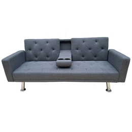 Καναπές - Κρεβάτι Rest Με Μπράτσα 40.0158 178x88cm Grey
