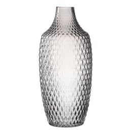 Βάζο Poesia 018679L 30cm Grey Leonardo Γυαλί
