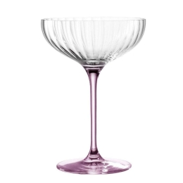 Ποτήρι Σαμπάνιας Poesia 022380L 260ml Clear-Pink Leonardo Γυαλί
