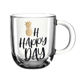 Κούπα Emozione Happy Day 046412L 400ml Multi Leonardo Γυαλί
