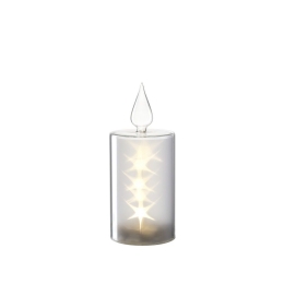 Κερί Magico Led 047353L 21cm White Leonardo