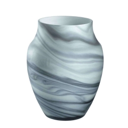Βάζο Marblelook Poesia 076436L 23cm/17cm Multi Leonardo Γυαλί