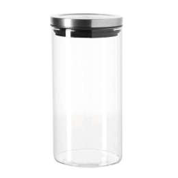 Βάζο Αποθήκευσης Comodo 079703L 1Lt Clear Leonardo Γυαλί
