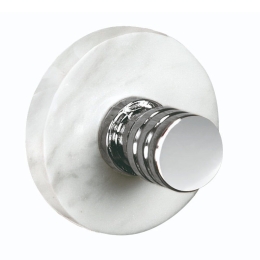 Γάντζος Πετσετών Marble 8405 5cm 100 White Kleine Wolke Μάρμαρο