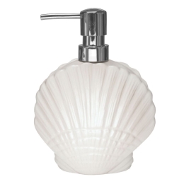 Δοχείο Κρεμοσάπουνου Concha 8668 13x17,5cm 100 White Kleine Wolke Κεραμικό