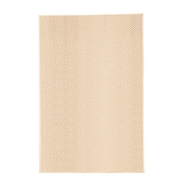 Πατάκι Μπάνιου Zigzag 9178 226 Sandbeige Kleine Wolke 60 x 90 Πολυέστερ