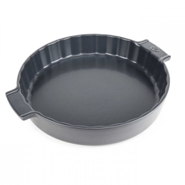 Σκεύος Τάρτας Appolia 60404 28cm Dark Grey Peugeot Κεραμικό