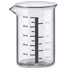 Μεζούρα 0911953550 50ml Clear Kuchenprofi Γυαλί