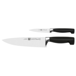 Μαχαίρια Vier Sterne (Σετ 2Τμχ) 35175-000 Inox-Black Zwilling Ανοξείδωτο Ατσάλι