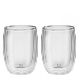 Ποτήρια Καφέ/Χυμού Double Wall (Σετ 2Τμχ) 39500-076 200ml Clear Zwilling Γυαλί