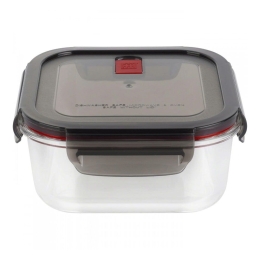 Δοχείο Φαγητού Τετράγωνο Gusto 39506-006 1100ml Multi Zwilling Γυαλί