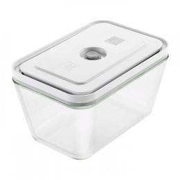 Δοχείο Τροφίμων Vacuum L Fresh & Save 36803-300 2Lt/1,6Lt White-Clear Zwilling Γυαλί