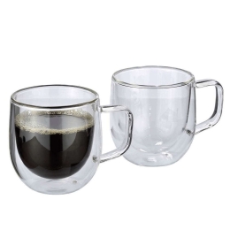 Φλιτζάνι Καφέ Veneto (Σετ 2Τμχ) 292657 200ml Clear Cilio Γυαλί