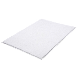Πατάκι Μπάνιου Kansas 4018 White Kleine Wolke 55Χ65 100% Βαμβάκι