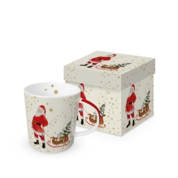 Κούπα Snowflakes & Santa 360302842 350ml Multi Paperproducts Design