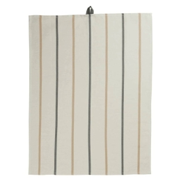 Ποτηρόπανο Lined Kitchen Towels 37822065 50x70cm Ecru Asa Βαμβάκι-Λινό