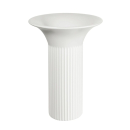 Βάζο Artea 63072091 16,5cm White Asa Κεραμικό