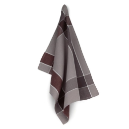 Πετσέτα Κουζίνας Henrik Streifen 12298 70x50cm Grey-Bordeaux Kela 100% Βαμβάκι
