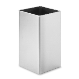 Κάδος Απορριμμάτων Angolo 50477 22x22x40cm Inox Zack Ανοξείδωτο Ατσάλι